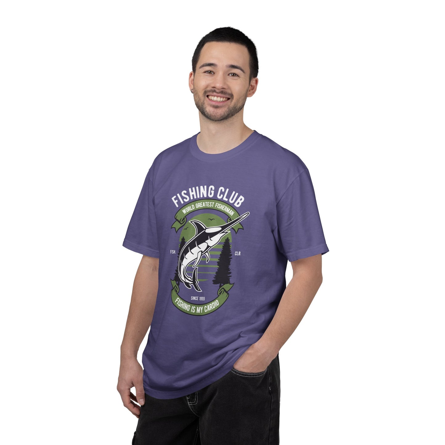 Fishing Club Fishing Gear Sarcastic Fishing Tee Unisex Heavy Cotton T-Shirt