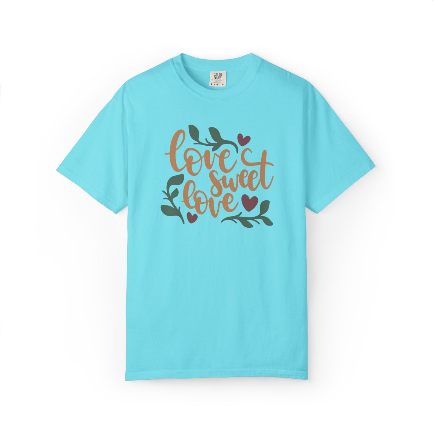 Love Sweet Love Boundless Love Affection Lover’s Tee Infinite Bliss Butterfly Kisses Evergreen Romance Unisex Heavy Cotton T-Shirt