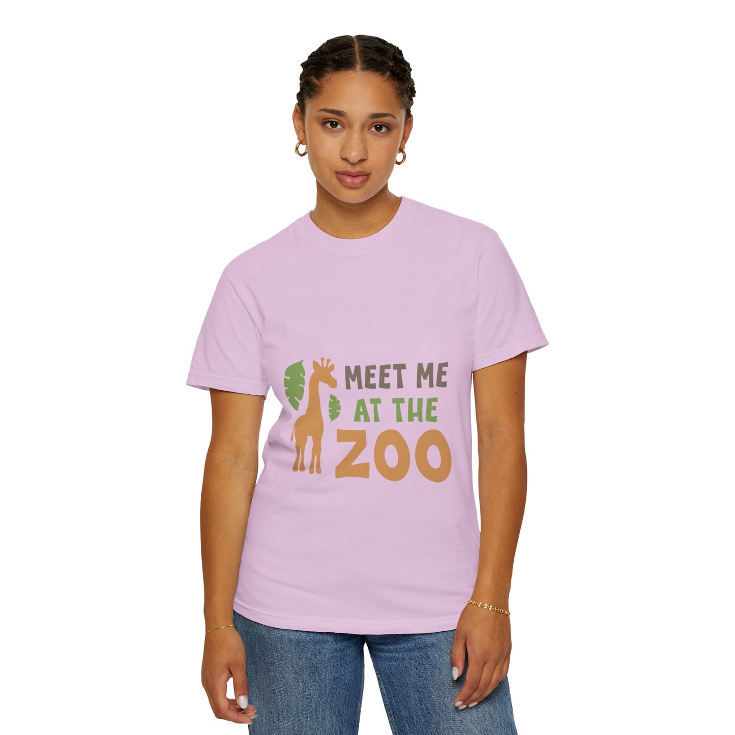 Meet Me At Zoo Wildlife Conservation Tee Animal Welfare Safari Aquarium Outreach Programs Unisex Heavy Cotton T-Shirt