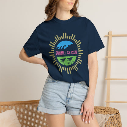 Summer Season Heat Long Days Cool Tee Unisex Heavy Cotton T-Shirt