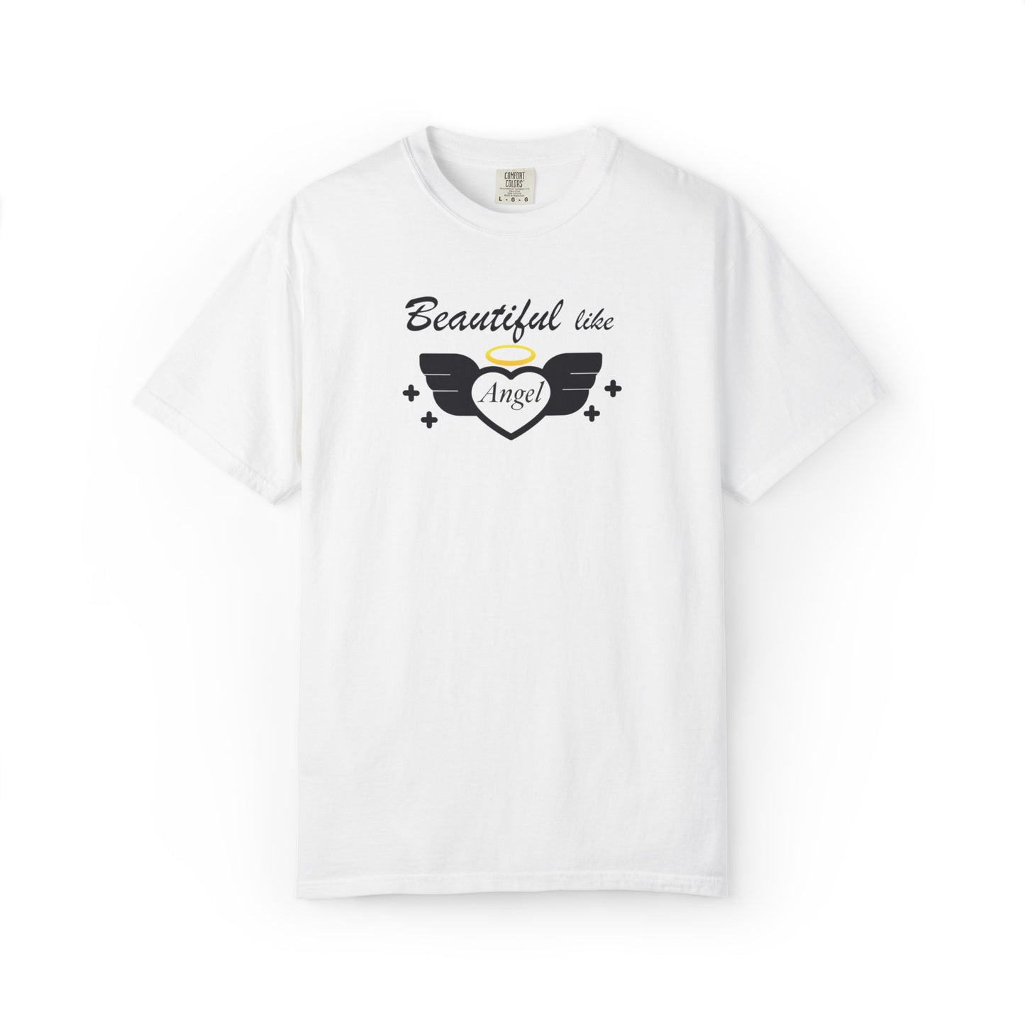 Beautiful Like Angel Politeness Tee Confidence Boost Stunning Gracefulness Unisex Heavy Cotton T-Shirt
