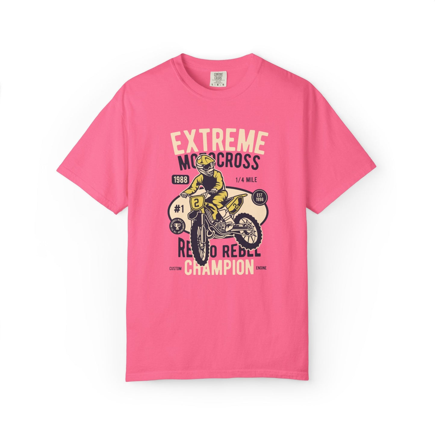 Extreme Champion Epic Trail Exploration Tee Thrill-Seeking Stunt Mastery Downhill Rush Unisex Heavy Cotton T-Shirt