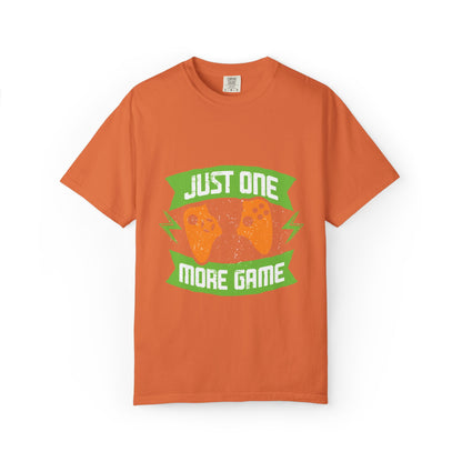 Funny Just One More Game Lost In The Game Gamer Zone Sarcastic Role-Playing Game Unisex Heavy Cotton T-Shirt