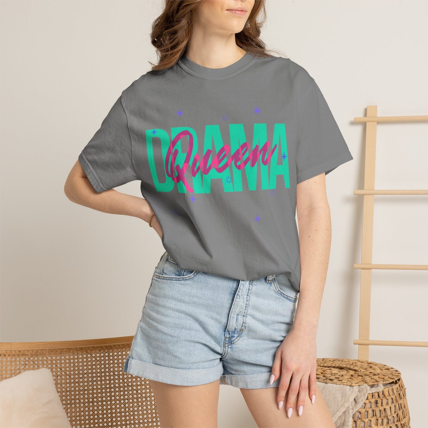 Girly T-Shirt Design Maker Featuring Sparkling Graphics Unisex Heavy Cotton T-Shirt