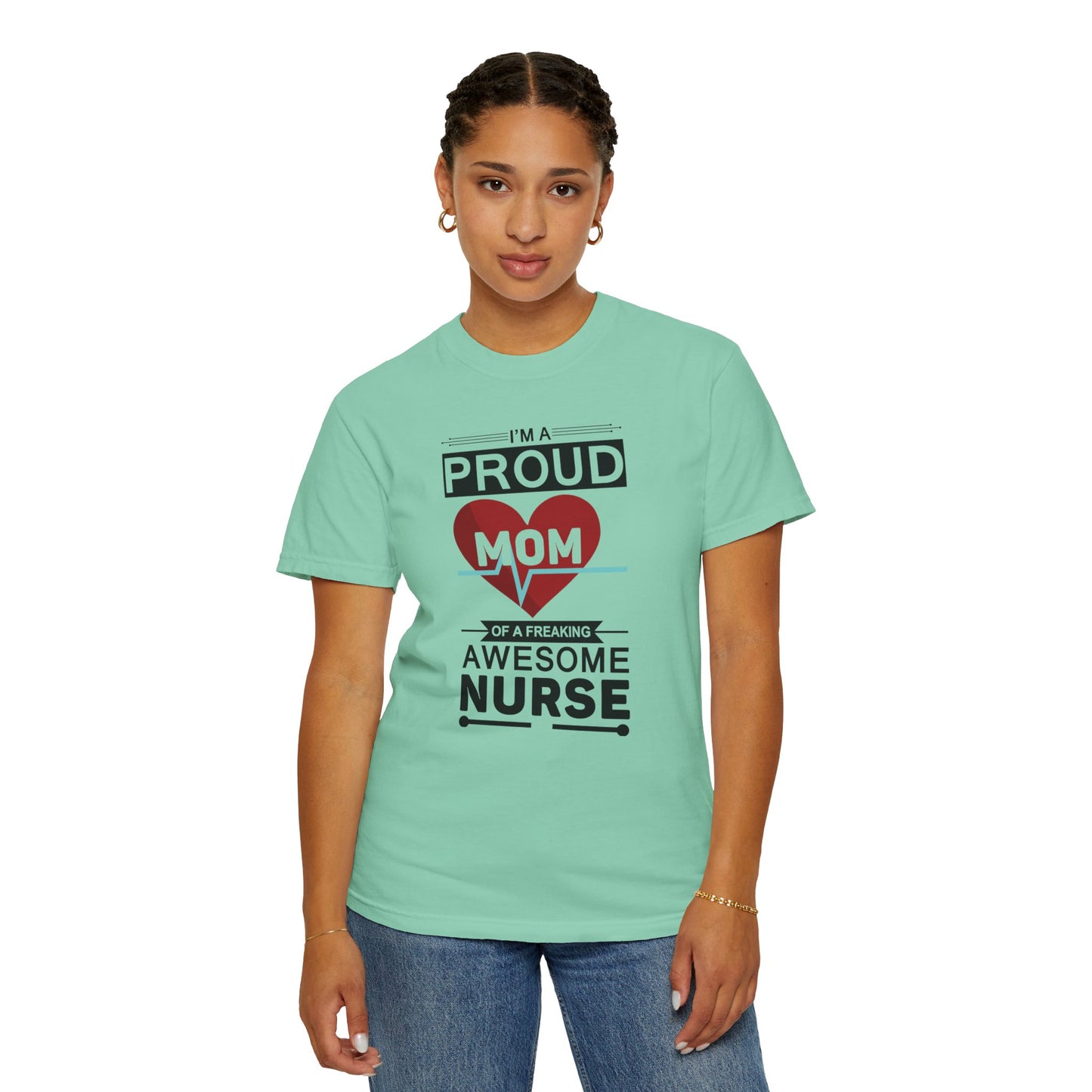 I’m A Proud Mom Clinical Specialist Education Healthcare Job Devoted Trendy Tee Patient Care Medical Unisex Heavy Cotton T-Shirt