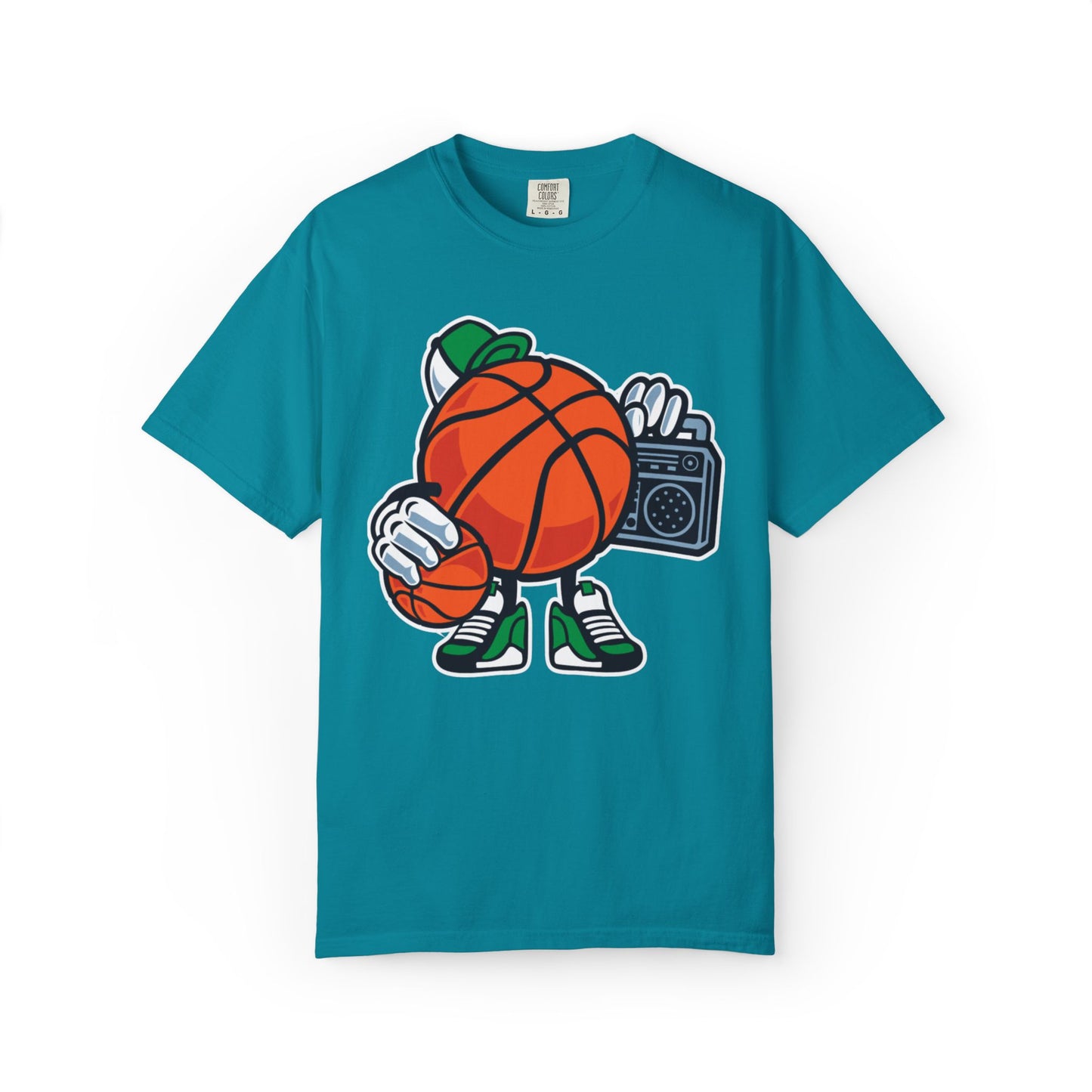 Funny Street Basketball Court King Queens Basketball Lovers Tee Slam Dunk Net Warriors Unisex Heavy Cotton T-Shirt
