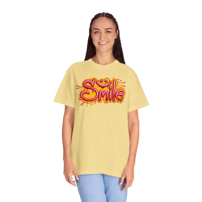 Smile Unisex Garment-Dyed T-shirt