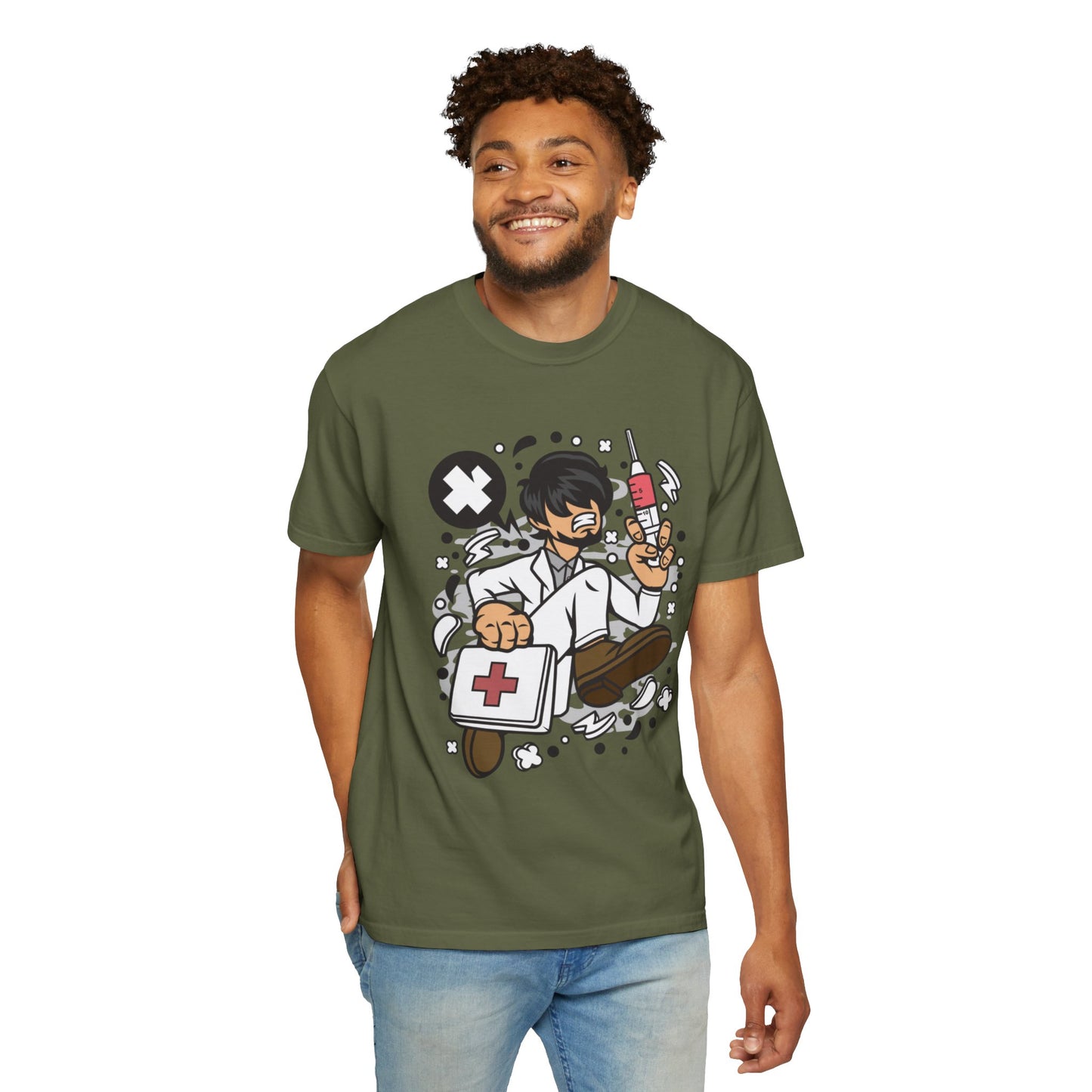 Doctor Superpower Medical Mastery Wellness Warriors Tee Medical Mentor Unisex Heavy Cotton T-Shirt