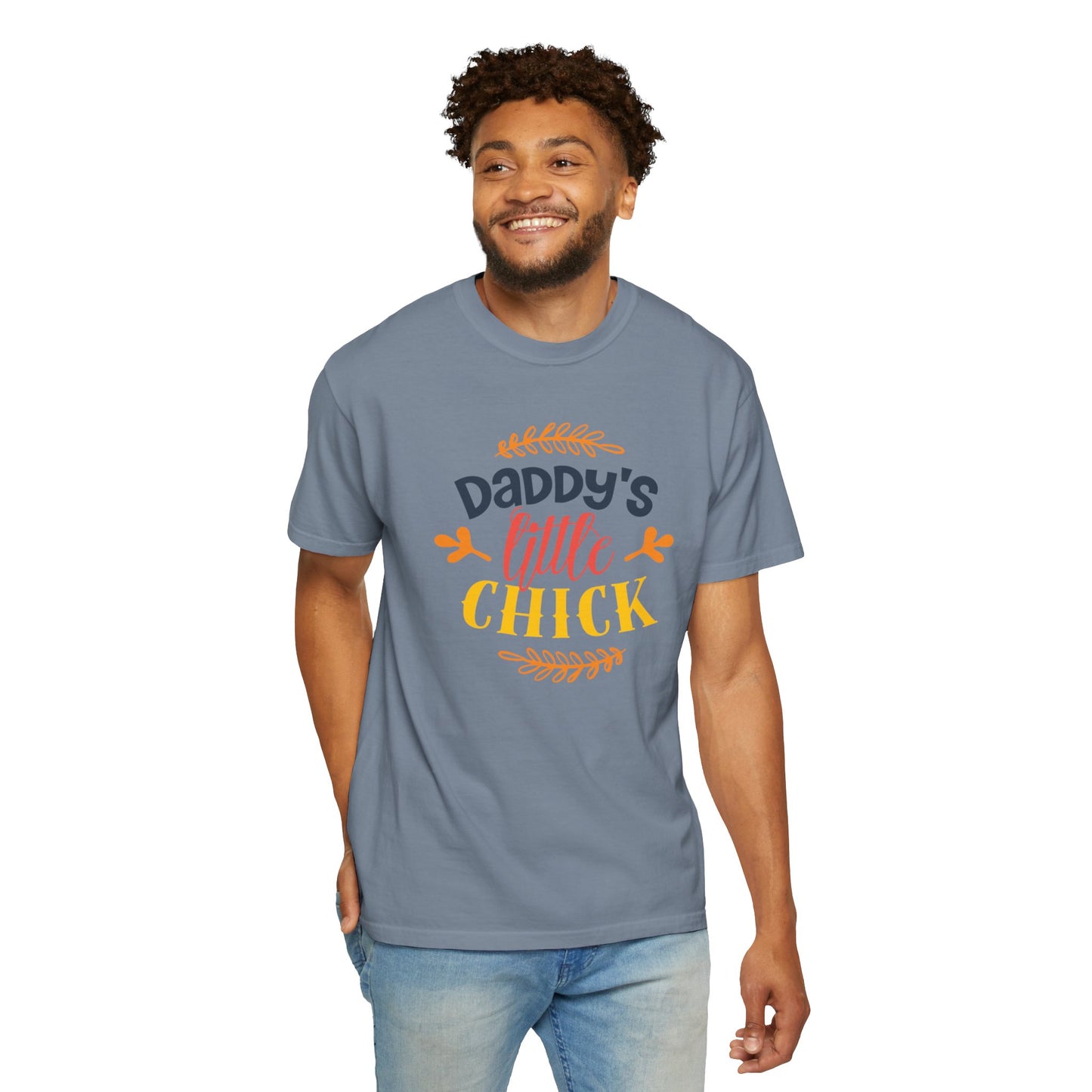 Daddy’s Little Chick Confidence Tee Elegance Charming Appealing Beauty Easter Celebration Unisex Heavy Cotton T-Shirt