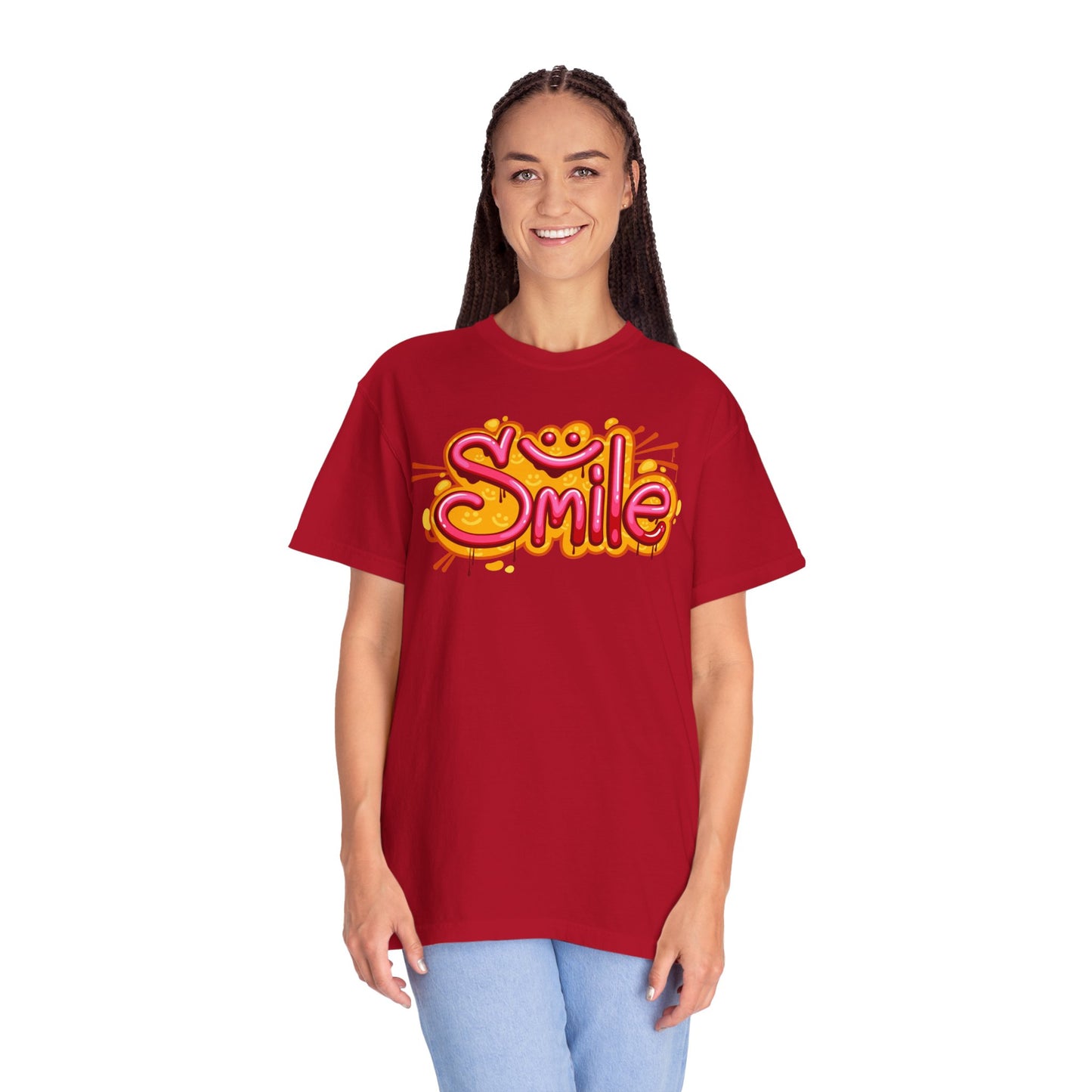 Smile Unisex Garment-Dyed T-shirt