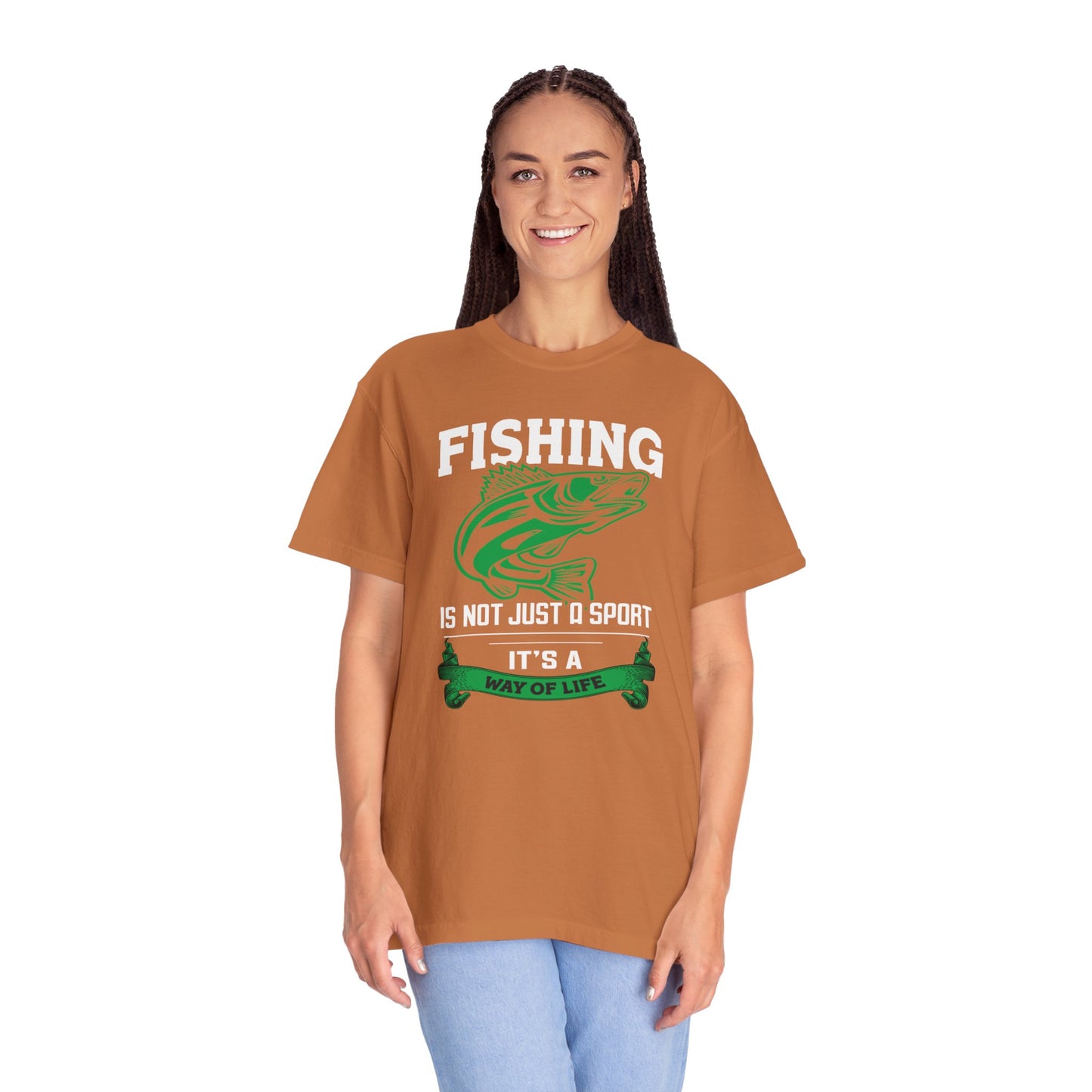 Fishing Is Not Just A Sport Reel Bait Fishing Tee Solitude Unisex Heavy Cotton T-Shirt
