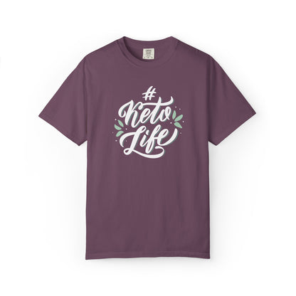 Keto Life Low-Carb Vegetables Tee Moderate Protein Fat Adaptation Intermittent Fasting Unisex Heavy Cotton T-Shirt