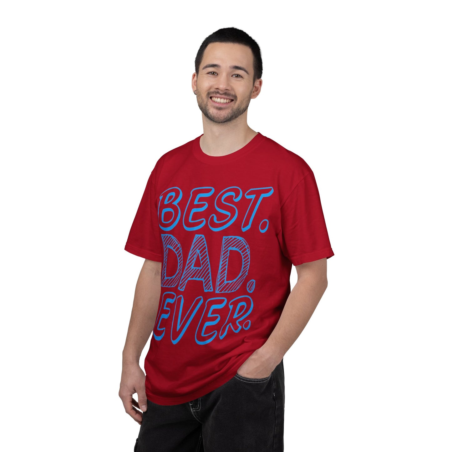 Best Dad Ever Outstanding Supreme Tee Extraordinary Incomparable Champion Unisex Heavy Cotton T-Shirt