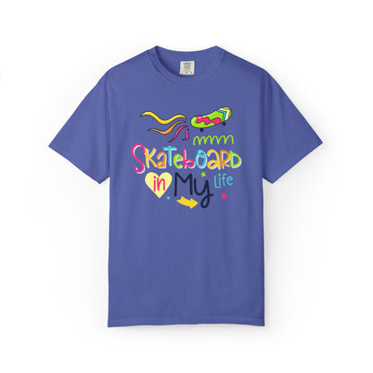 Skateboard In My Life Skater Competitions Boarding Fitness Tee Unisex Heavy Cotton T-Shirt