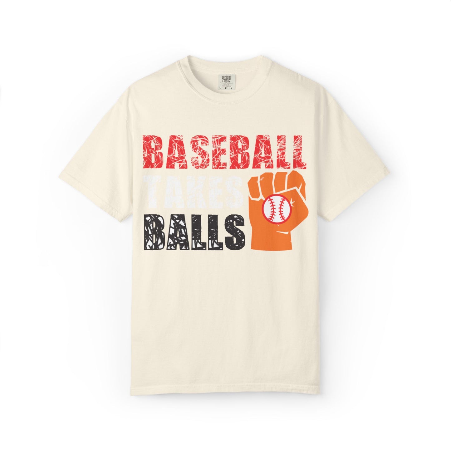 Baseball Takes Ball Defensive Prowess Tee Fielding Excellence Outfield Expertise Unisex Heavy Cotton T-Shirt