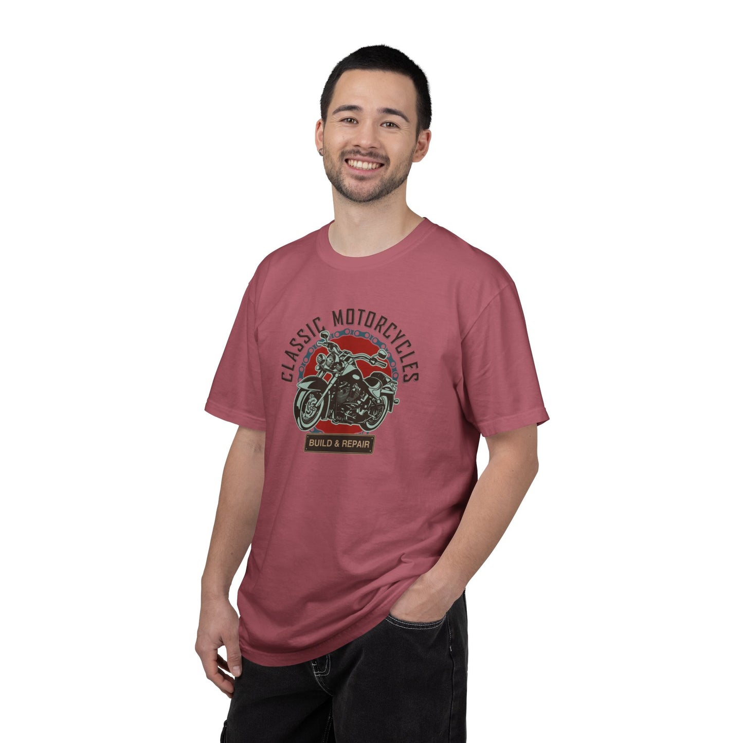 Classic Motorcycles Custom Engine Club Motorbike Lovers Trendy Tee High-speed Rider Adventure Racer Unisex Heavy Cotton T-Shirt