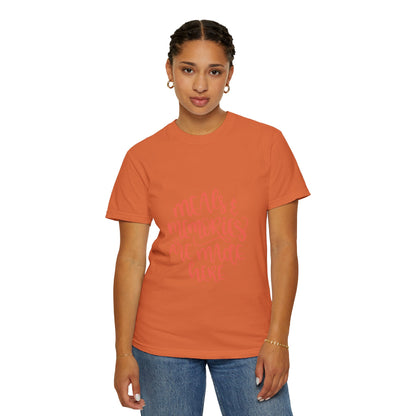 Meals & Memories Are Made Here Chapters Of Life Precious Moments Tee Recollections Meaningful Experiences Nostalgia Unisex Heavy Cotton T-Shirt