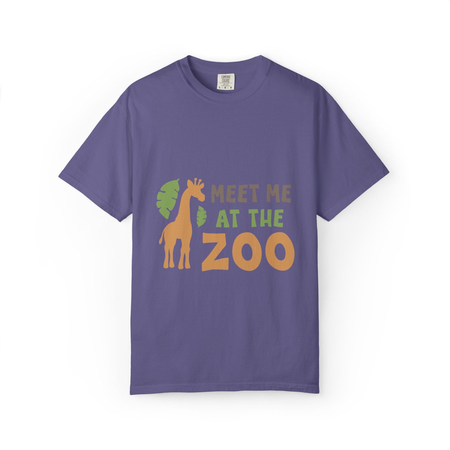 Meet Me At Zoo Wildlife Conservation Tee Animal Welfare Safari Aquarium Outreach Programs Unisex Heavy Cotton T-Shirt