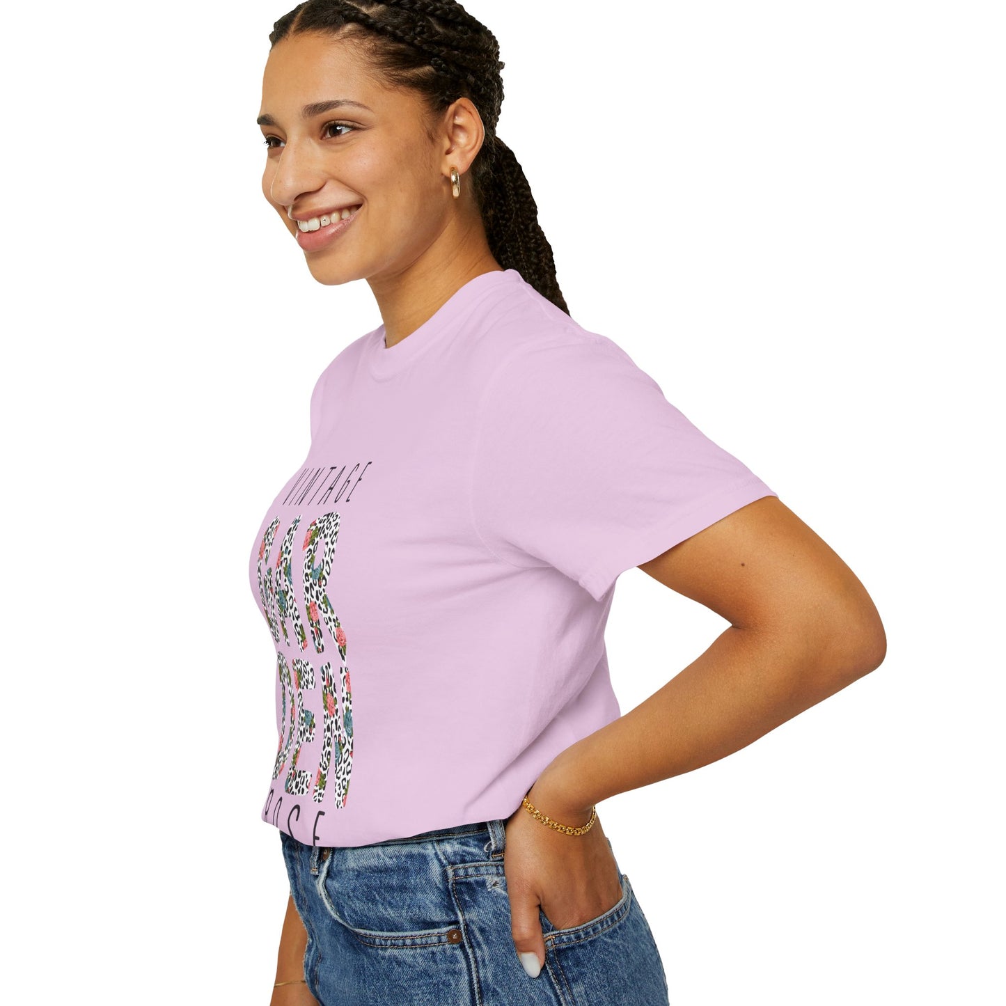 Vintage Garden Rose Heartwarming Lovely Trendy Tee Sweet Charismatic Beautiful Fragrance Happiness Unisex Heavy Cotton T-Shirt