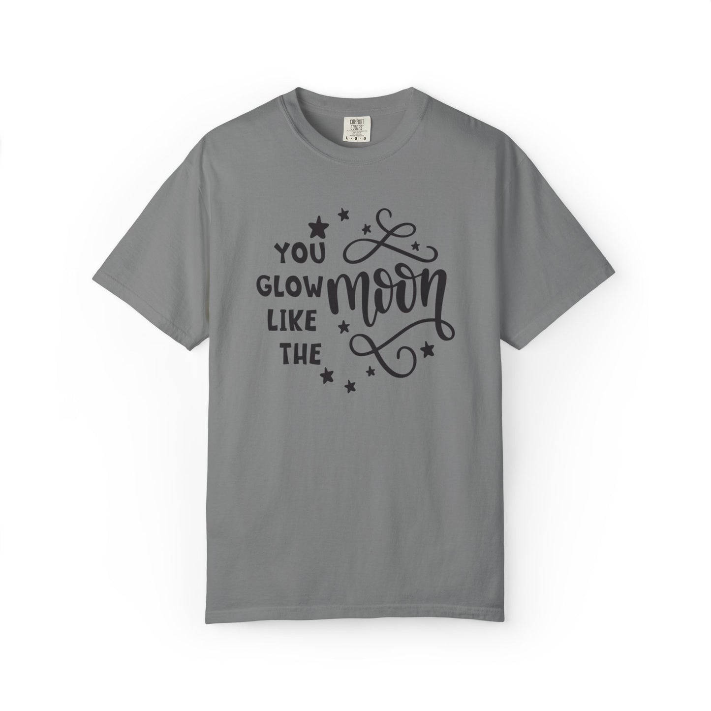 You Glow Like The Moon Inner Beauty Fashion Tee Body Positivity Wellness Forever Young Healthy lifestyle Unisex Heavy Cotton T-Shirt