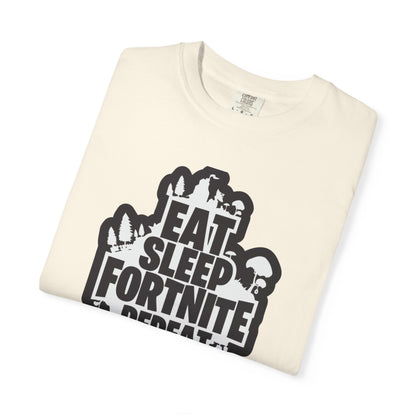 Eat Sleep Fortnite Battle Royale Squad Gameplay Passion Tee Solo Missions Social Gaming Unisex Heavy Cotton T-Shirt