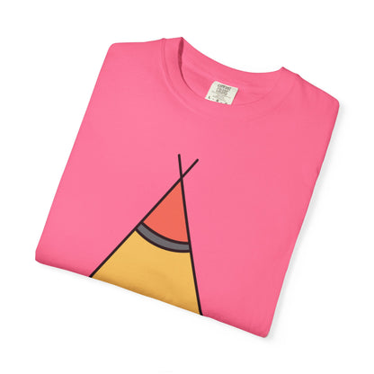 Camping  Adventure Lovers Tee Nature Exploration Bonfire Travel Van Unisex Heavy Cotton T-Shirt