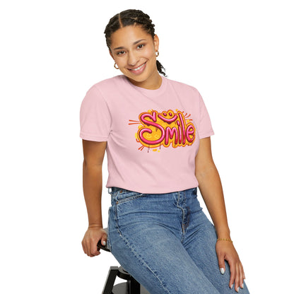 Smile Unisex Garment-Dyed T-shirt