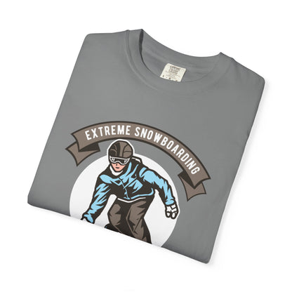 Extreme Snowboarding Sports Club Holly Jolly Winter Tee Wonderland Unisex Heavy Cotton T-Shirt