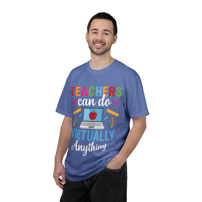 Inspirational Teacher Can Do Virtually Anything Enlightenment Bridge Builder Lifelong Mission Unisex Heavy Cotton T-Shirt
