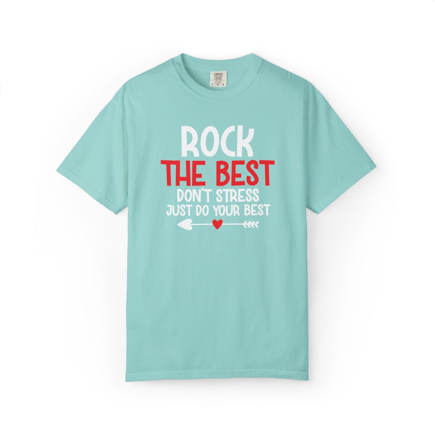 Motivational Rock The Best Stop Wishing Start Doing Action Goal Setting Modern Tee Achievement Self-Improvement Unisex Heavy Cotton T-Shirt