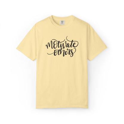 Motivate Others Leadership Inspiration Tee Positive Feedback Passion Self-Belief Professional Attitude Unisex Heavy Cotton T-Shirt