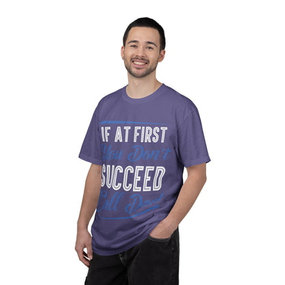 If At First You Don’t Succeed Call Dad Family Moments Fatherly Care Family Values Passion Graphic Print Style Tee Gift For Friends Family Fathers Day Birthday Celebrations Special Events Casual Wear