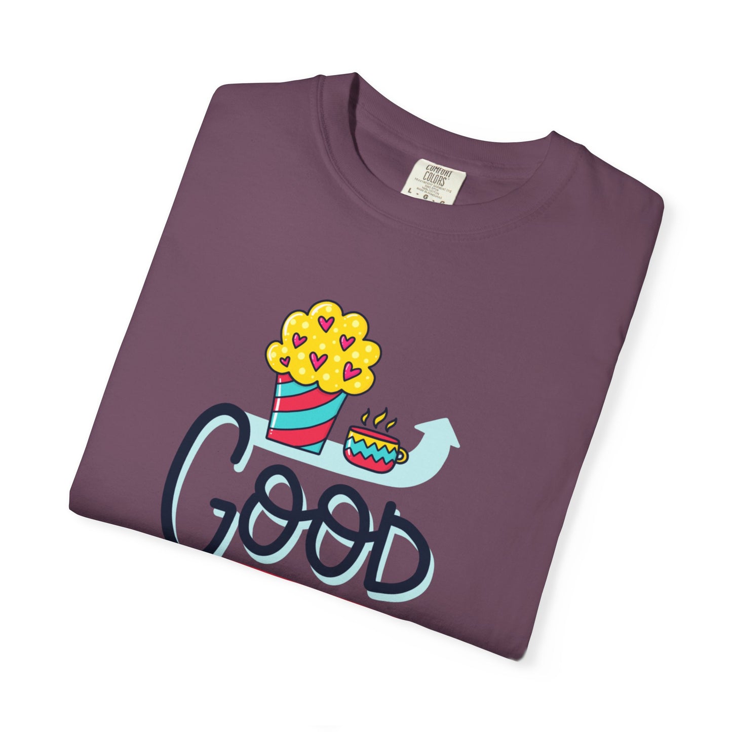 Good Morning Lazy Day Achiever Morning Champion Tee Daily Victory Sleep Defeated Unisex Heavy Cotton T-Shirt