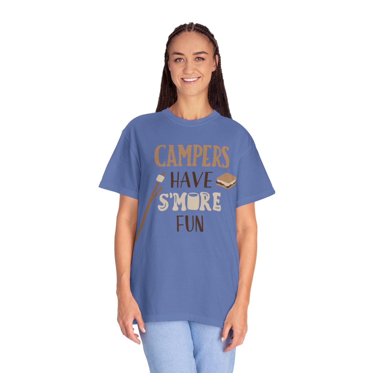Campers Adventure Mountain Tee Belays Ropes Fun Activities Unisex Heavy Cotton T-Shirt