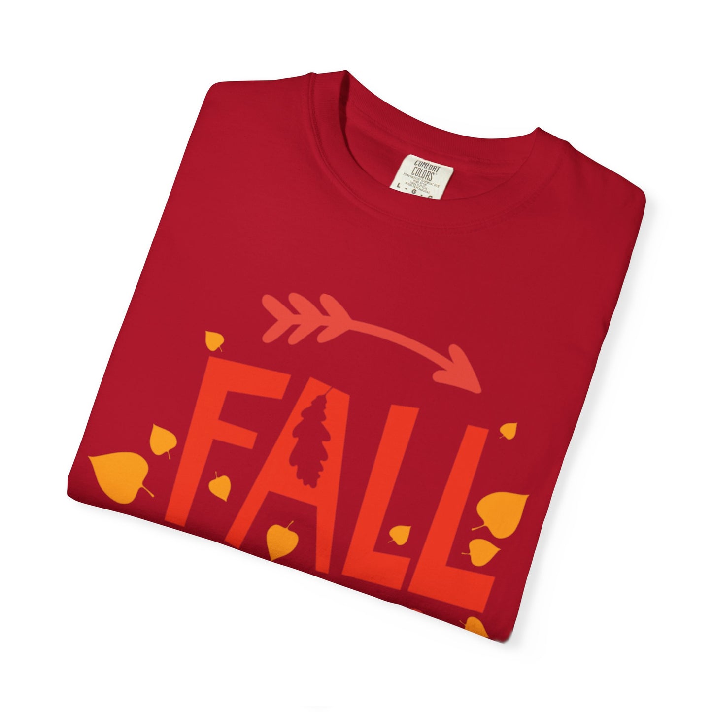 Fall Y’all Breeze Leaves Christmas Tee Jingle Bells Falling Beauty Holiday Spirit Unisex Heavy Cotton T-Shirt