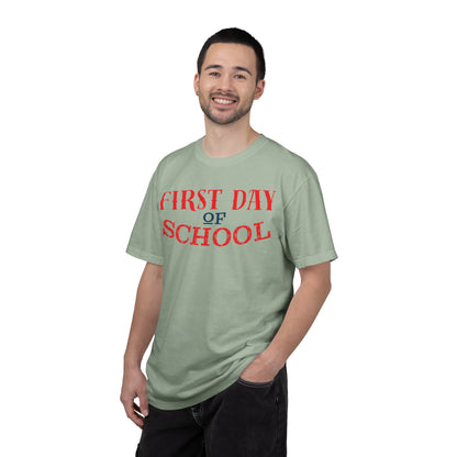 Funny First Day School Learning Legend Super Scholar Junior Geniuses Science Star Student’s Day Unisex Heavy Cotton T-Shirt