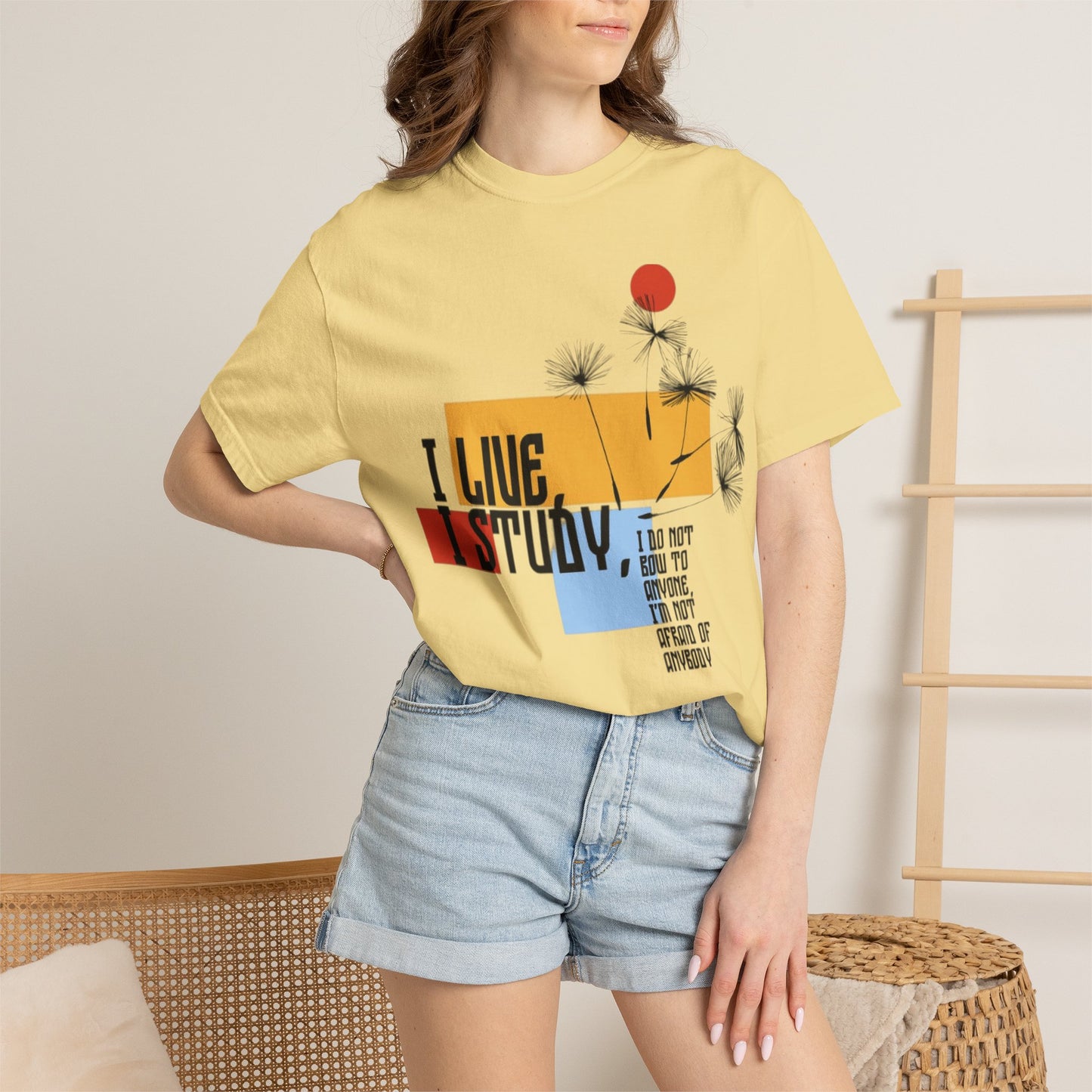 I Live I Study - Unisex Garment-Dyed T-shirt