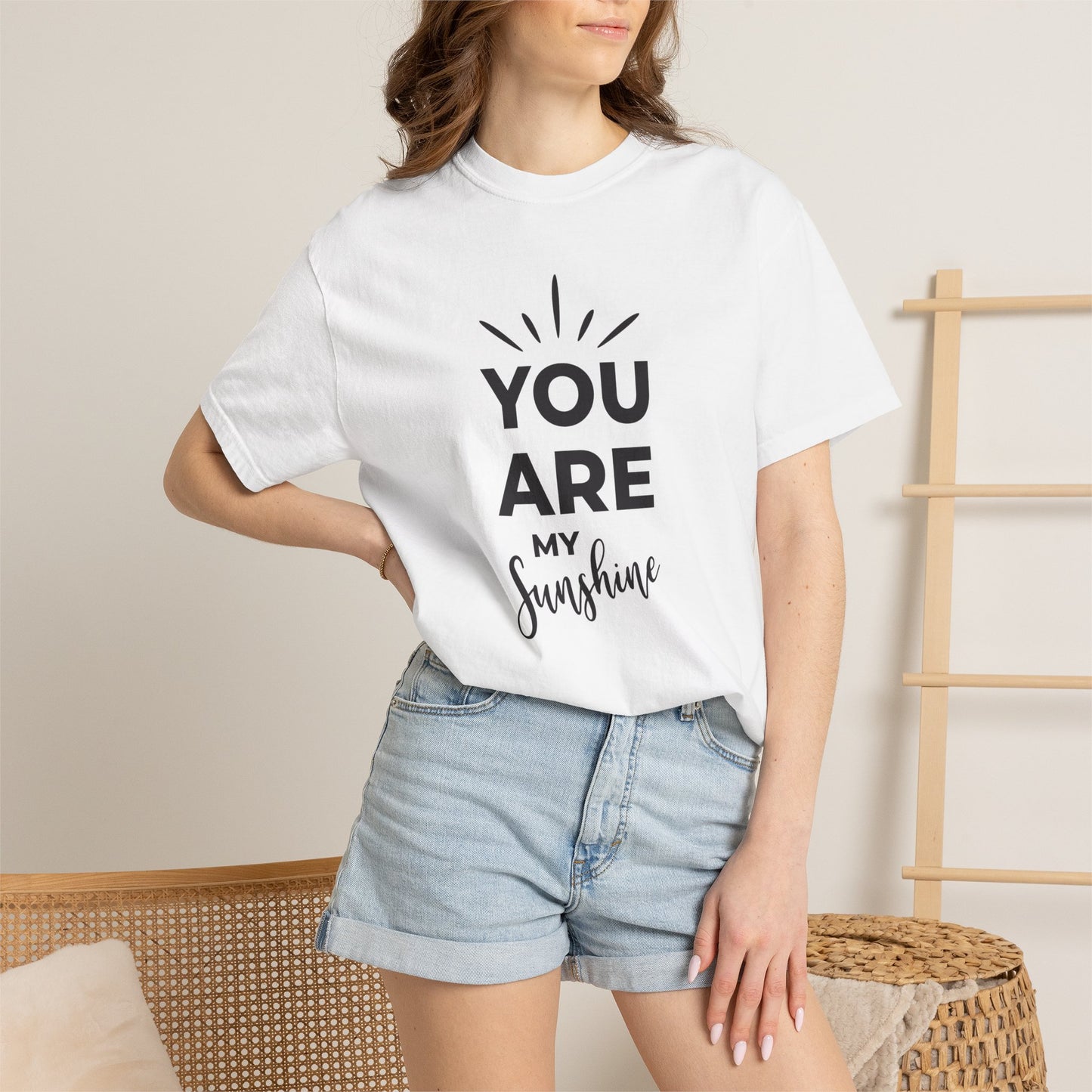 You Are My Sunshine Lovers Tee Hug Rainbow Passion Unconditional Soulful Connection Unisex Heavy Cotton T-Shirt