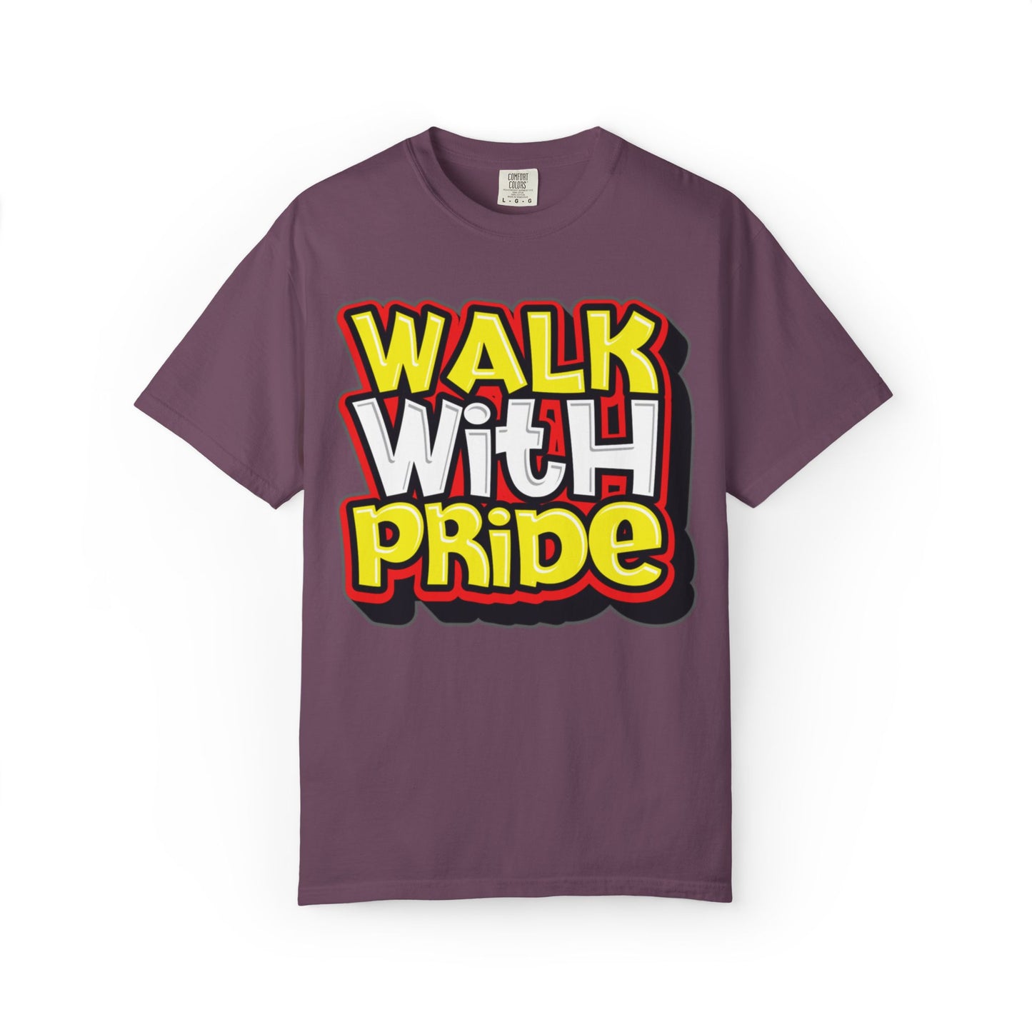 Walk With Pride Confidence Tee Aspiration Mindfulness Integrity Empowerment Unisex Heavy Cotton T-Shirt