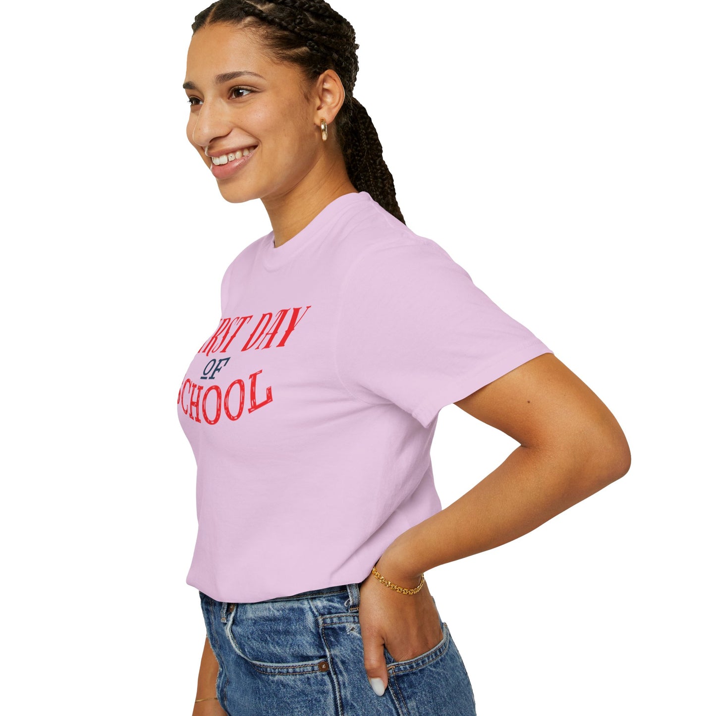 Funny First Day School Learning Legend Super Scholar Junior Geniuses Science Star Student’s Day Unisex Heavy Cotton T-Shirt