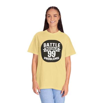 Battle Royal Multiplayer Madness Tee Thrilling Elimination High-Stakes Combat Unisex Heavy Cotton T-Shirt