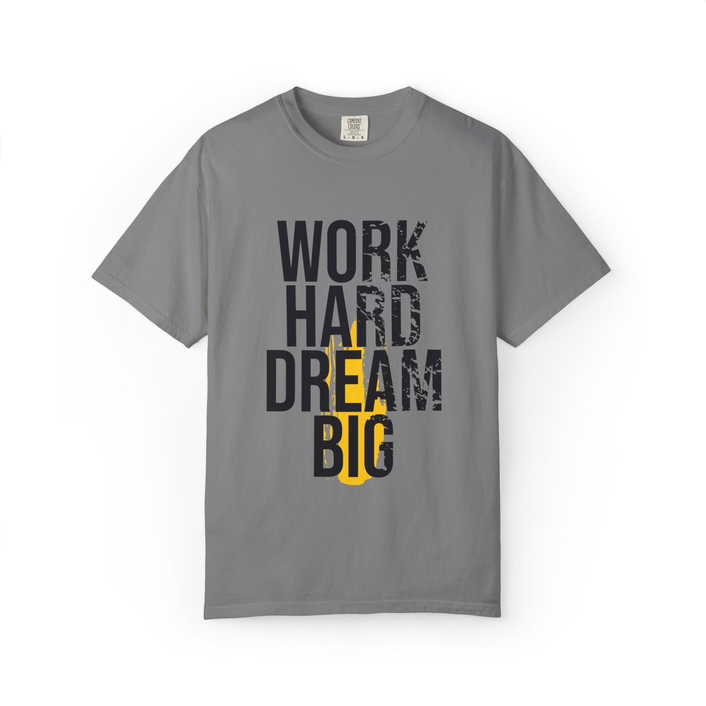 Work Hard Dream Big Creativity Imagination Tee Determination Reach For The Stars Unisex Heavy Cotton T-Shirt