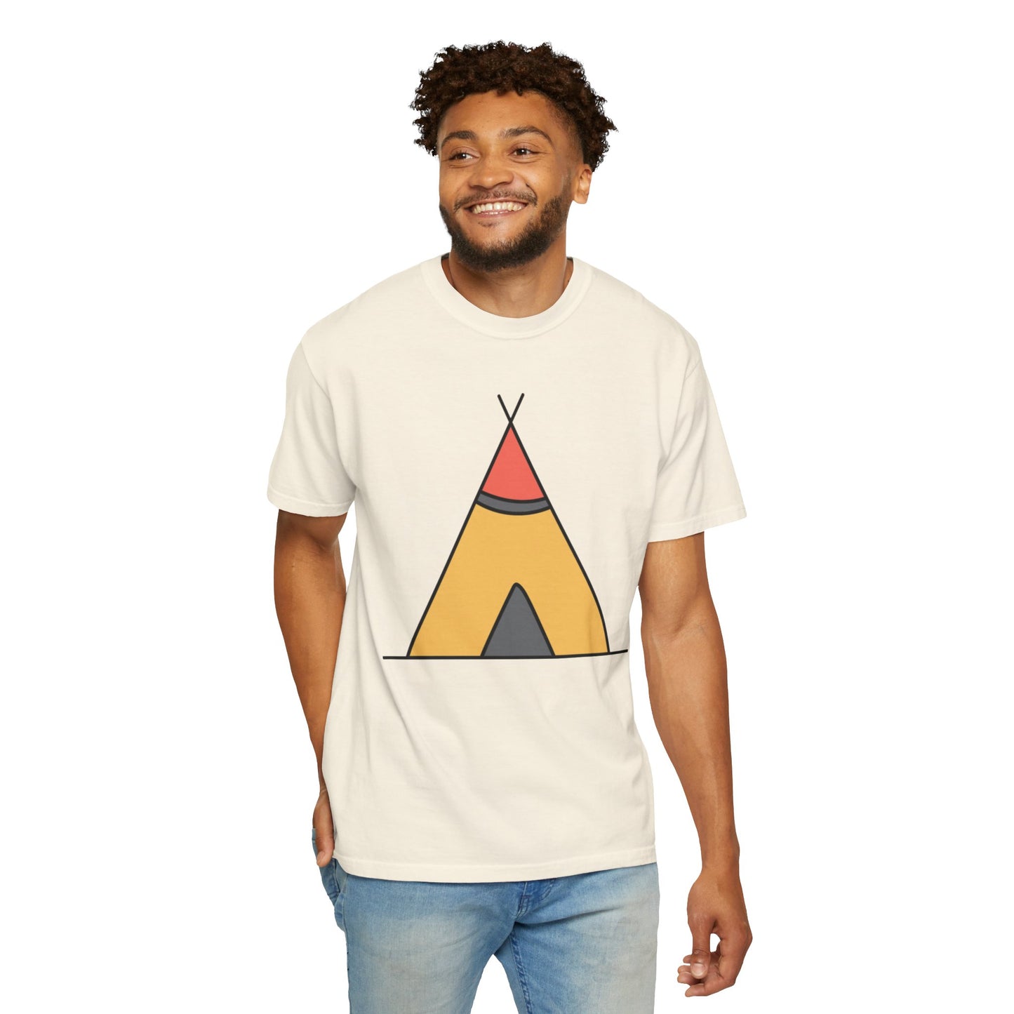 Camping  Adventure Lovers Tee Nature Exploration Bonfire Travel Van Unisex Heavy Cotton T-Shirt