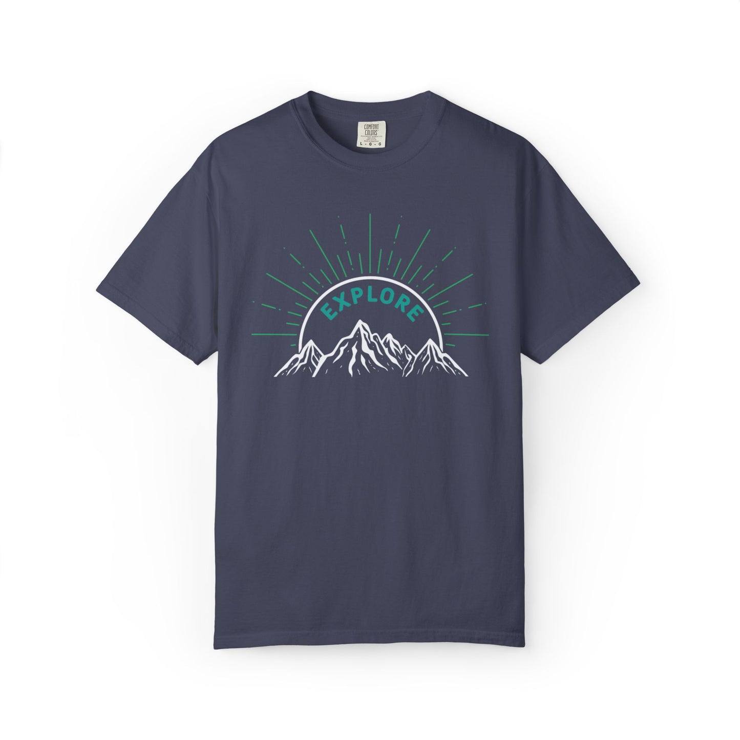 Funny Explore Mountain Adventure Tee Sarcastic Alpine Discover Camping Forest Unisex Heavy Cotton T-Shirt