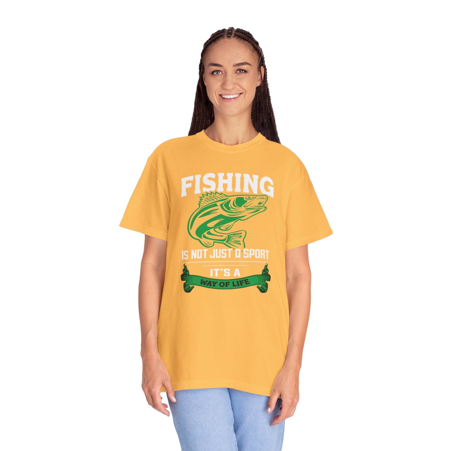 Fishing Is Not Just A Sport Reel Bait Fishing Tee Solitude Unisex Heavy Cotton T-Shirt
