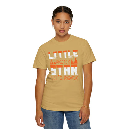 Thrilling Little Rock Star Born To Rock Rock And Roll Passion Rocker At Heart Rock Enthusiasm Unisex Heavy Cotton T-Shirt