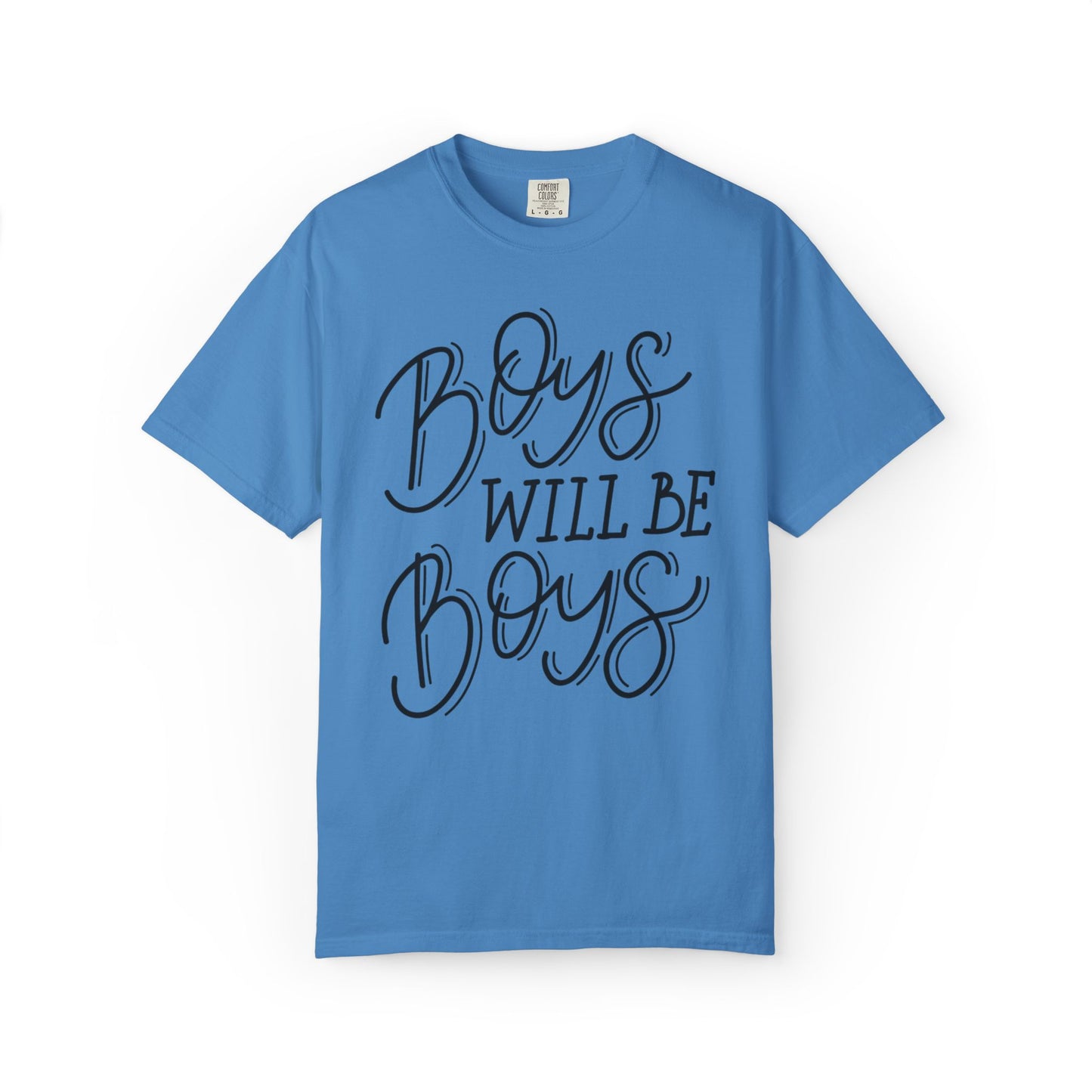 Funny Boys Will Be Boys Rule Heartwarming Sarcastic Decent Lovely Trendy Tee Sweet Stubborn Handsome Unisex Heavy Cotton T-Shirt