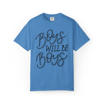 Funny Boys Will Be Boys Rule Heartwarming Sarcastic Decent Lovely Trendy Tee Sweet Stubborn Handsome Unisex Heavy Cotton T-Shirt