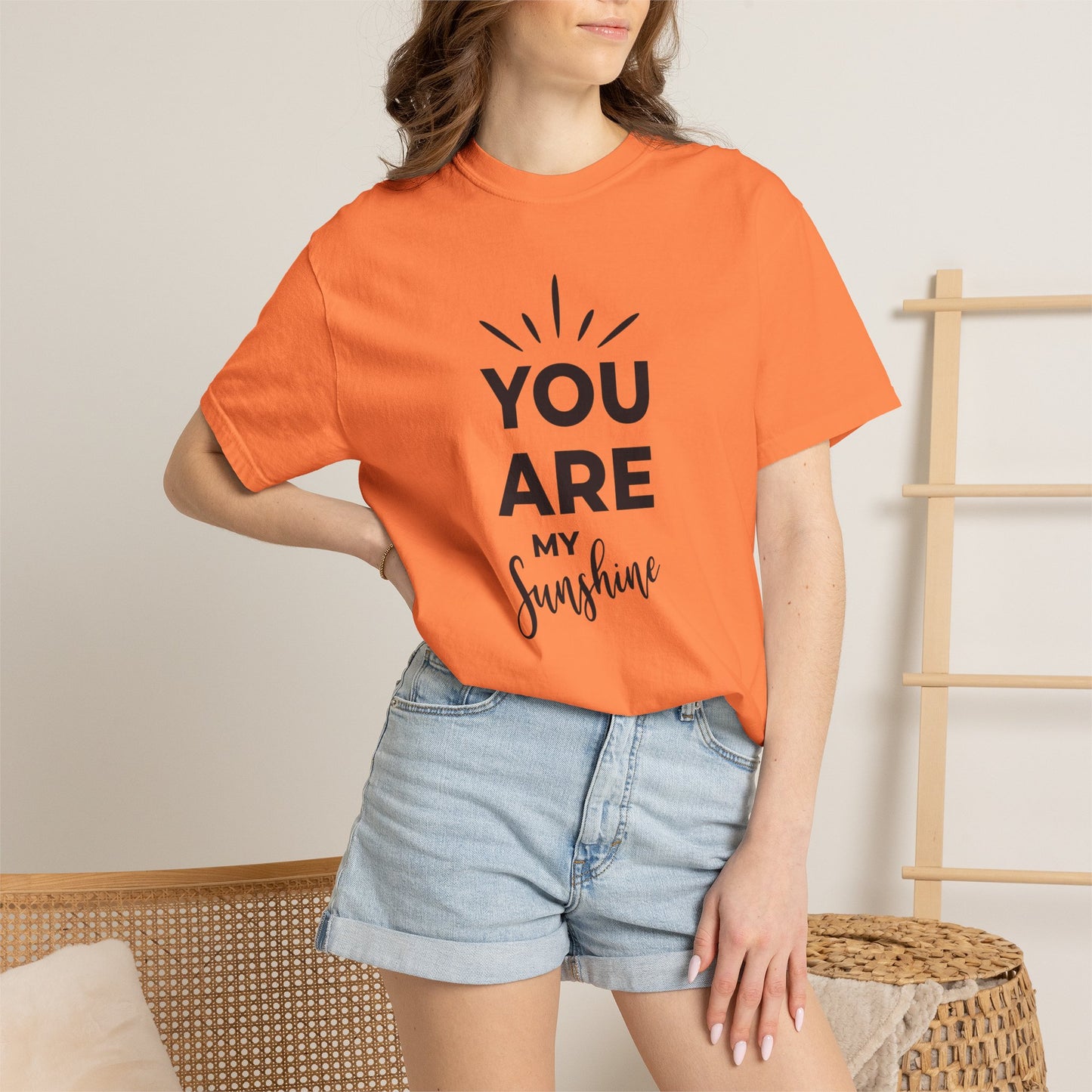 You Are My Sunshine Lovers Tee Hug Rainbow Passion Unconditional Soulful Connection Unisex Heavy Cotton T-Shirt