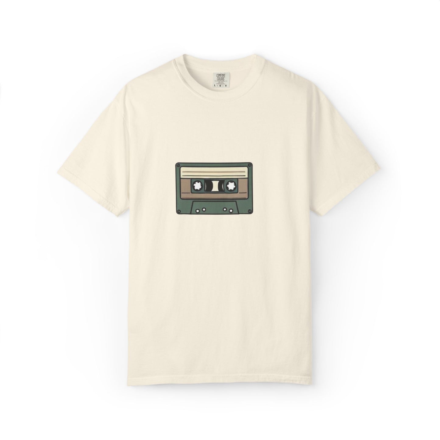 Audio Cassette - of Unisex Garment-Dyed T-shirt